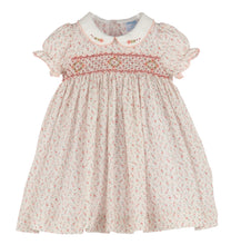 Load image into Gallery viewer, Coral Poppy Smocked Dress
