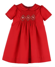Load image into Gallery viewer, Red Merry And Bright Smock Float
