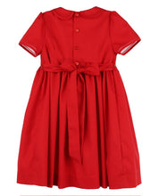 Load image into Gallery viewer, Red Merry And Bright Smock Dress
