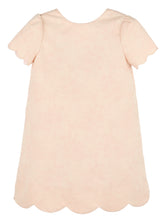 Load image into Gallery viewer, Rose Scallops Jacquard V-Back Dress
