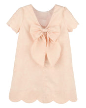 Load image into Gallery viewer, Rose Scallops Jacquard V-Back Dress
