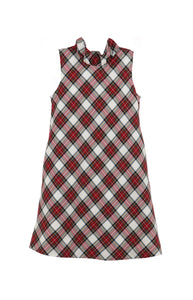 Red Plaid Blair Swing Dress