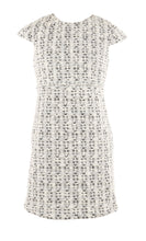 Load image into Gallery viewer, Black And White Tweed Nataly Shift
