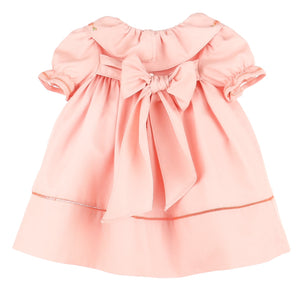 Autumn Ruffle Dress - Peach