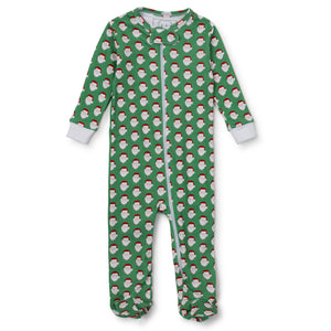 Parker Zipper Pajama - Hey Santa