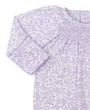 Load image into Gallery viewer, Blooming Vines Print Footie - Lilac
