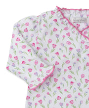 Load image into Gallery viewer, Tulip Festival Print Footie With Zipper
