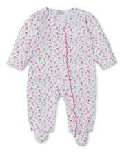 Load image into Gallery viewer, Tulip Festival Print Footie With Zipper
