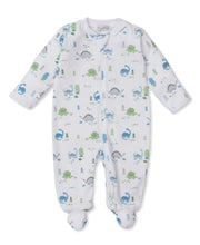 Load image into Gallery viewer, Dinosaur Era Print Footie with Zipper
