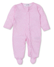 Load image into Gallery viewer, Fall Flower Patch Footie With Zipper - Pink
