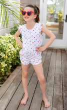 Load image into Gallery viewer, Marion Rose Romper - Happy Hearts
