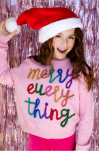 Load image into Gallery viewer, Pink Merry Everything Sweater
