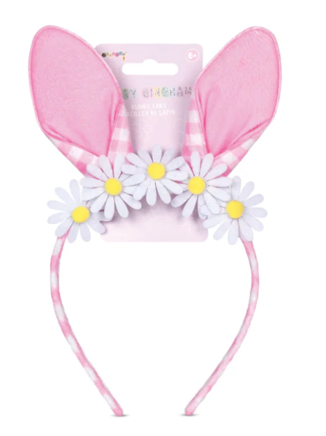 Daisy Gingham Bunny Ears