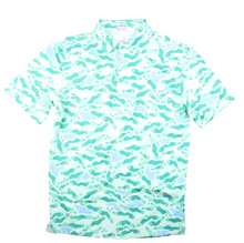 Load image into Gallery viewer, Golf Camo Polo Short Sleeve Shirt
