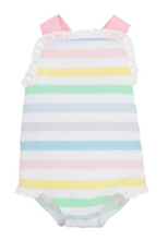 Load image into Gallery viewer, Sisi Sunsuit - Wellington Wiggle Stripe
