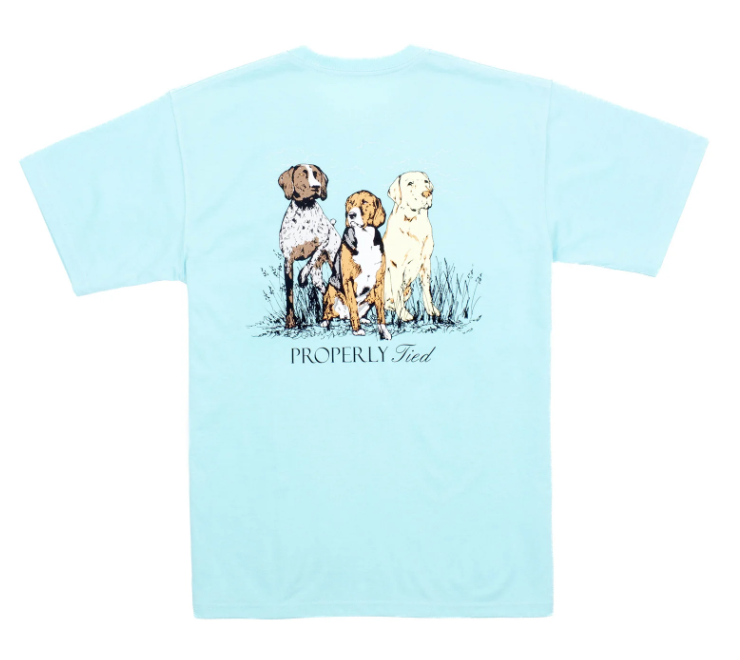 Triple Dog Short Sleeve Tee Shirt - Arctic