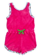 Load image into Gallery viewer, Terry Romper With Strawberries
