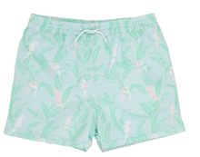 Load image into Gallery viewer, Tortola Swim Trunks - Parrot Island Palms
