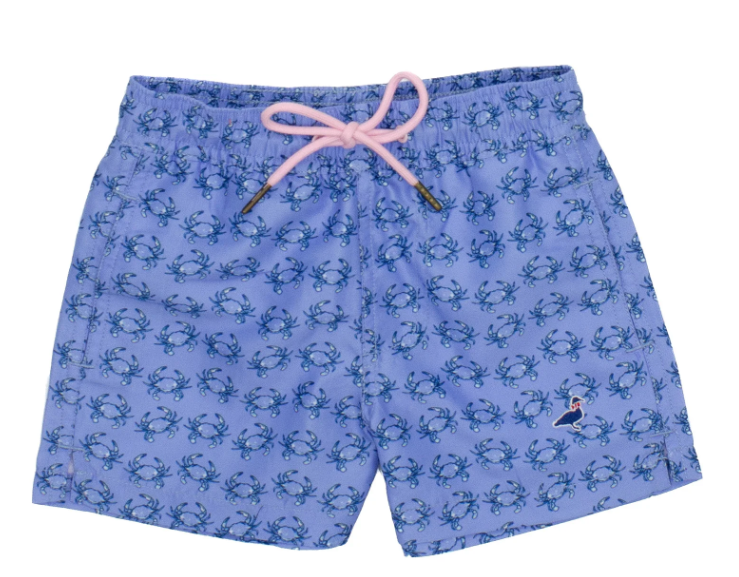 Blue Crab Swim Trunk