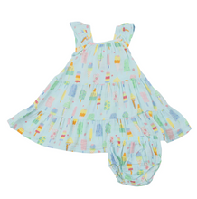 Load image into Gallery viewer, Fruit Dream Popsicles Twirly Sundress &amp; Bloomer
