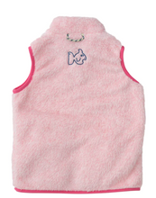 Load image into Gallery viewer, Two Toned Cherry Blossom Sherpa Vest
