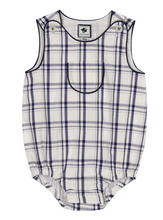 Load image into Gallery viewer, Windsor Navy Plaid Bubble
