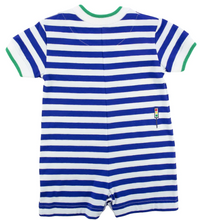 Load image into Gallery viewer, Stripe Knit Shortall With Cars
