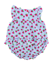 Load image into Gallery viewer, Strawberry Print Romper
