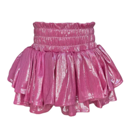 Pink Metallic Skirt – Belles Beaux®