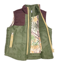 Load image into Gallery viewer, Army Green And Brown Vest
