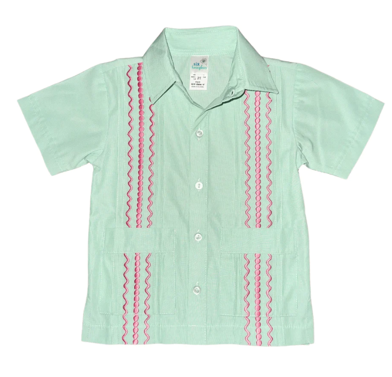 Peony Guayabera Shirt