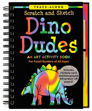 Load image into Gallery viewer, Scratch and Sketch Dino Dudes
