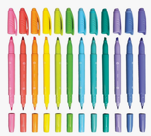 Pastel Hues Markers - Set of 12