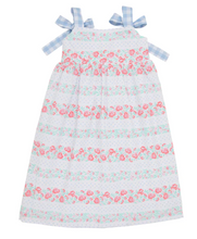 Load image into Gallery viewer, Macie Midi Dress - Gasparilla Garlands With Beale Street Blue Check
