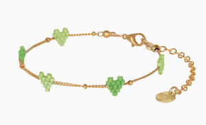 Heartsy Gold Plated Chain Adjustable Bracelet