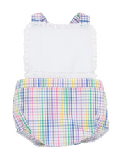 Load image into Gallery viewer, Sally Sunsuit - Colored Pens Plaid
