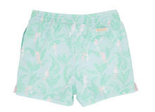 Load image into Gallery viewer, Tortola Swim Trunks - Parrot Island Palms
