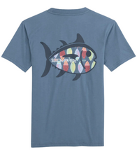 Load image into Gallery viewer, Coronet Blue Skipjack Lure Short Sleeve Tee

