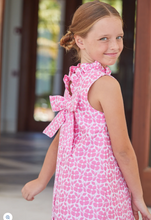 Load image into Gallery viewer, Pink Floral Jacquard Elizabeth Dress
