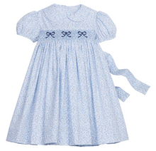 Load image into Gallery viewer, Blue Vinings Smocked Peter Pan Dress
