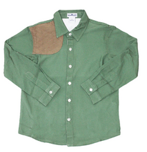 Load image into Gallery viewer, Sage Green And Khaki Long Sleeve Shirt
