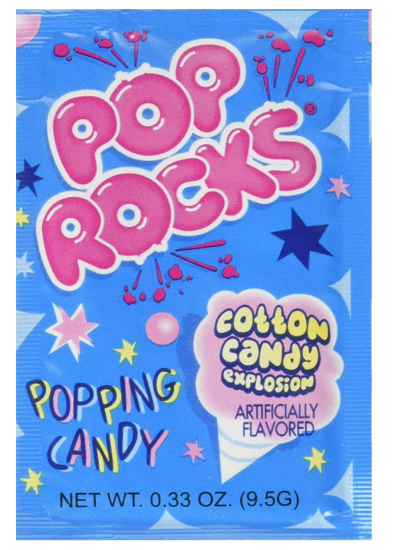 Cotton Candy Flavored Pop Rocks