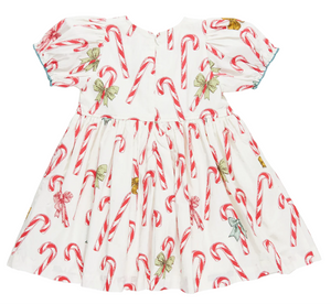 Girls Hermione Dress - Candy Cane Lane