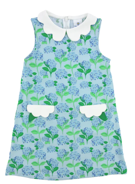 Hydrangea Print Knit Dress