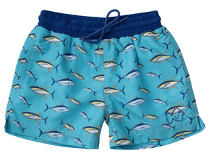 Boogie Board Swim Trunk - Scuba Beach Party Tuna Print