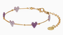 Load image into Gallery viewer, Heartsy Gold Plated Chain Adjustable Bracelet
