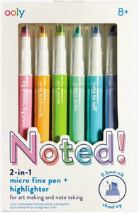 Pastel Hues Dual Tip Markers - Set of 12 - OOLY