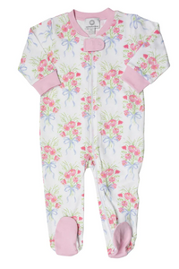 Spring Bouquet Zipper Pajama