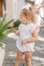 Load image into Gallery viewer, Blake Floral Pastel Stripe Knit Bubble

