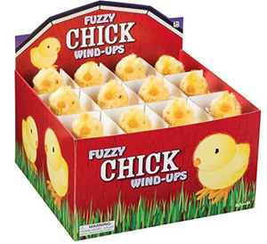 Fuzzy Chick Wind Up Toy